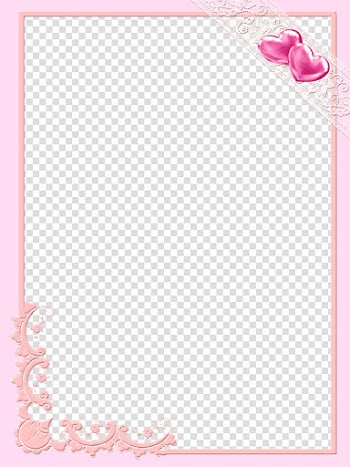 Ba, rectangular pink frame transparent background PNG clipart