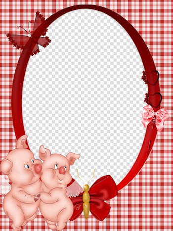 Ba, red and white frame transparent background PNG clipart