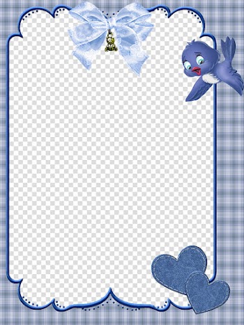Ba, white and blue frame transparent background PNG clipart