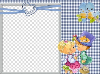 Ba, white and blue plaid frame transparent background PNG clipart