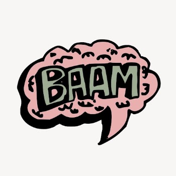 Baam speech bubble word sticker | Free Vector - rawpixel