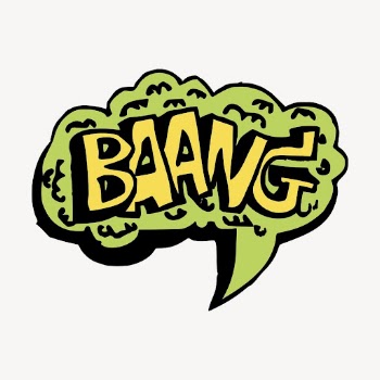 Baang speech bubble word sticker | Free Vector - rawpixel