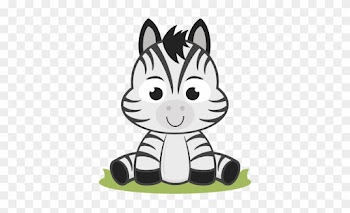 Baby Animal Clipart Baby Zebra - Cute Baby Zebra Drawing