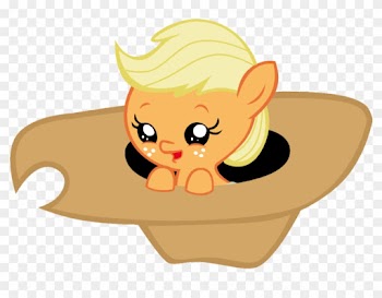 Baby Applejack In Hat By Bronyboy - My Little Pony Baby Applejack
