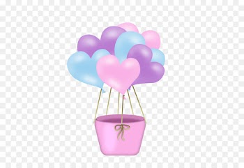 Baby Balloon Valentine's Day Balloon Heart -  