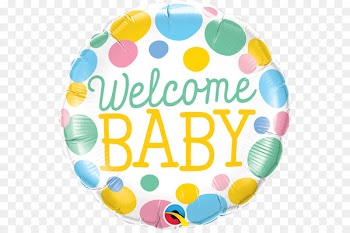 Baby Balloons Qualatex Infant - twincle banner 