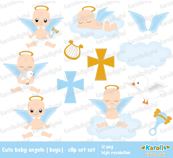 Baby Baptism Png Hd - Angel Baby Boy Baptism Background (#539487 ...