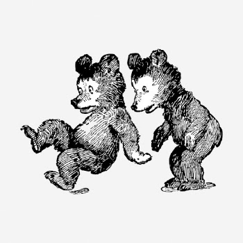 Baby bears, hand drawn illustration. | Free Photo - rawpixel