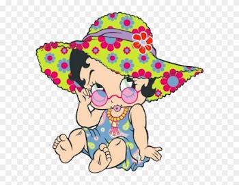 Baby Betty Boop Cartoon Clip Art Images On A Transparent - Baby Boop