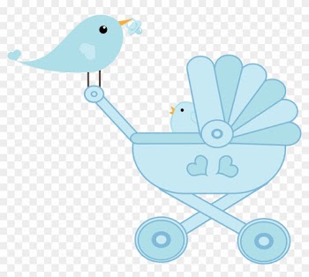 Baby Bird Stroller Icons Png - Stroller Baby Png