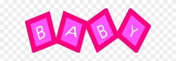 Baby Blocks Clip Art At Clker - Pink Baby Bottle Clipart Png