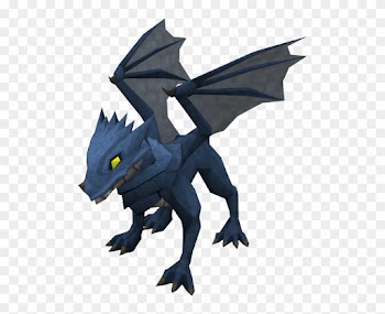 Baby Blue Dragon - Runescape Baby Blue Dragon