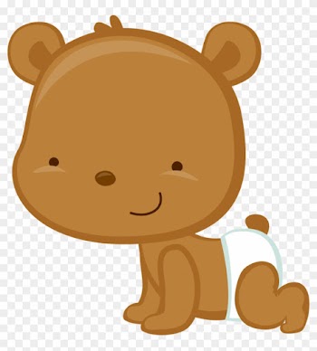 Baby Bonnets - Baby Bear In Diaper