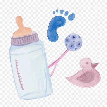 Baby bottle Child - Vector baby bottle 