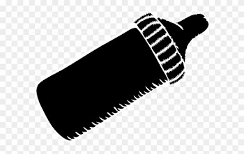 Baby Bottle Clip Art At Clkercom Vector Online - Black And White Baby Bottle Clipart