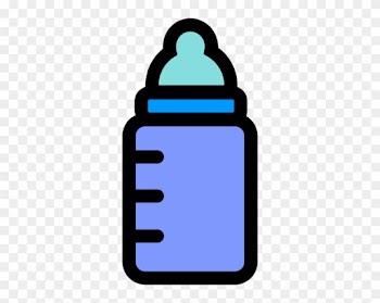 Baby Bottle Icon Vector - Baby Bottle Clip Art