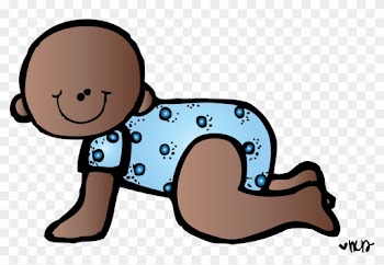 Baby Boy Shower Clip Art Black And White Download - Melonheadz Clipart Baby