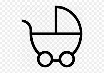 Baby Buggy, Baby Carriage, Baby Cart, Baby Transport, - Baby Carriage Outline