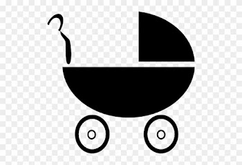 Baby Carriage Clipart - Baby Car Icon