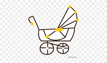 Baby Carriage, Free Clipart Image - Baby Shower