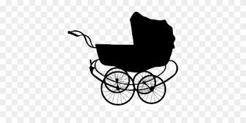 Baby Carriage Pram Silhouette Stroller Vin - Baby Carriage Silhouette
