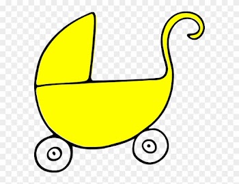 Baby Carriage Stroller Clip Art - Baby Shower Clip Art