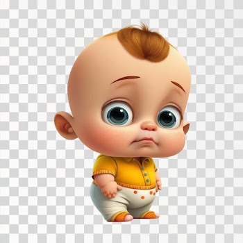 Baby cartoon cute PNG transparent