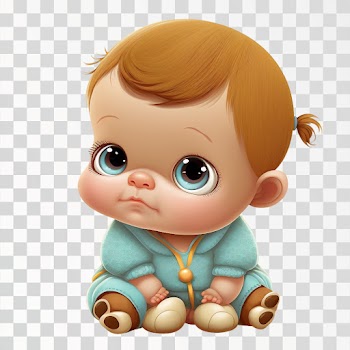 Baby cartoon cute PNG transparent