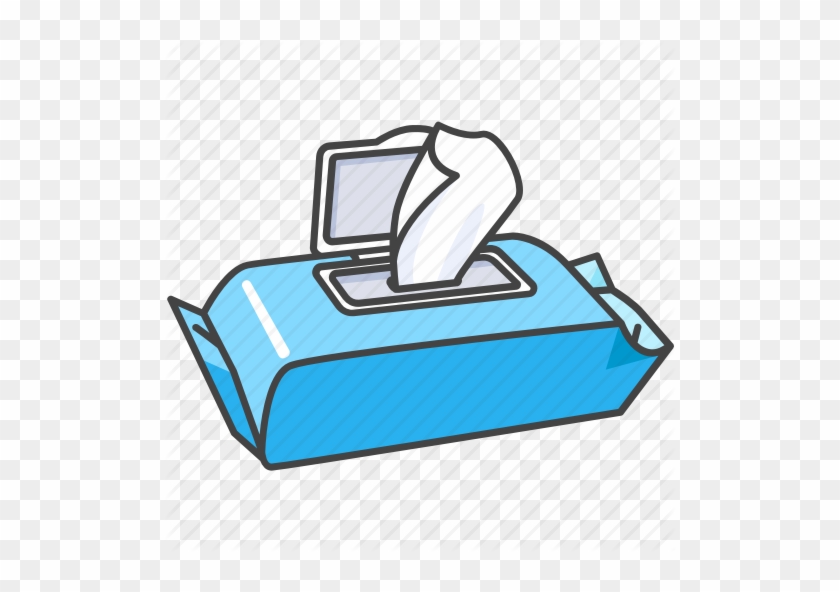 Baby Child Cleaning Tissues Water Wet Wipes Icon - Wet Wipes Icon