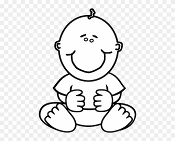 Baby Clipart Black And White Ba Boy Clip Art At Clker - Baby Boy Coloring Pages