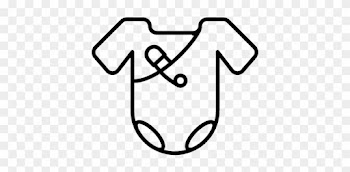 Baby Clothes With Pin Vector - Baby Clothes Icon Png