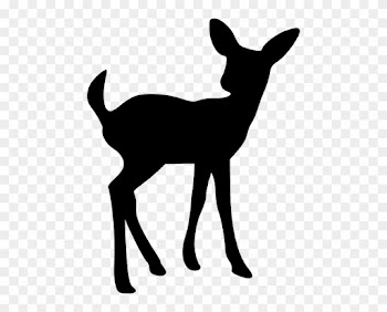 Baby Deer Silhouette