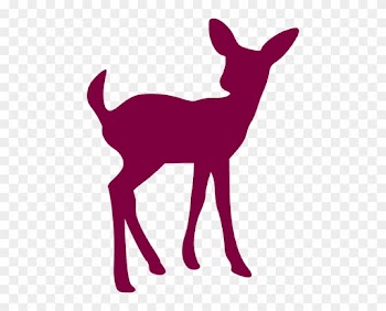 Baby Deer Silhouette