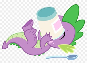 Baby Dragons Really Love Ice Cream By Porygon2z - Spike The Bigger Baby Dragon