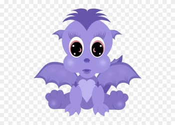 Baby Dragons Â€“ Umay Graphics - Baby Purple Dragon Clipart