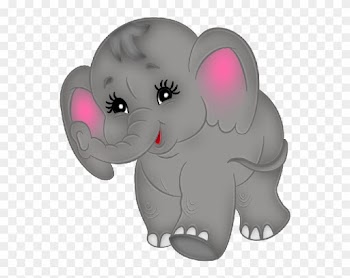Baby Elephant Clipart - Cute Baby Elephants Clipart