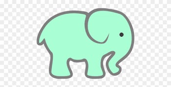 Baby Elephant Vector - Elephant Drawing For Baby