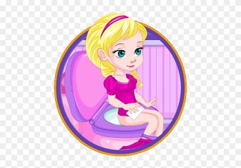Baby Elsa Potty Training