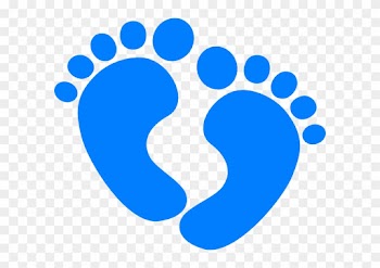 Baby Feet Baby Clipart - Pink Baby Feet Clipart