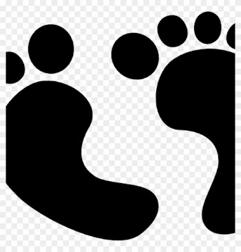 Baby Feet Clip Art Grey Ba Feet Clip Art At Clker Vector - Baby Shower Vectors Free Png
