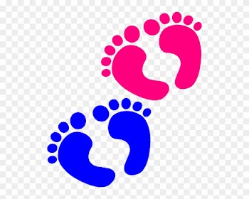 Baby Feet Template Cake