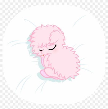 Baby Fluffle Puff Sleeping By Godoffury - Mlp Baby Fluffle Puff