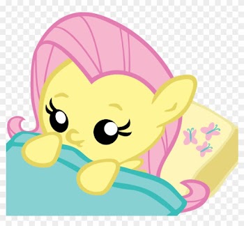 Baby Fluttershy Vector By - Fluttershy As A Baby