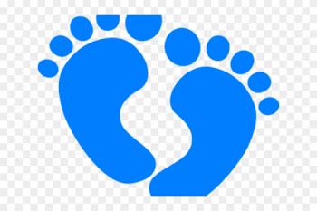 Baby Foot Clipart - Pink Baby Feet Clip Art