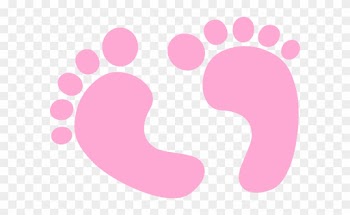 Baby Footprints Clipart Ba Girl Footprint Clipart Clip - Daddy To Be Baby Onesies