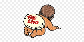 Baby Free Embroidery Designs - Baby The End Gif