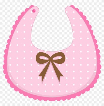 Baby Girl Bib Clip Art - Baberos Para Baby Shower