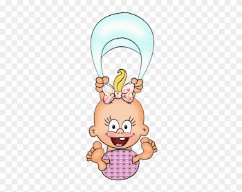 Baby Girl Cartoon Clipart Height - Funny Baby Clipart