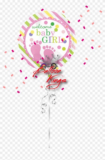 Baby Girl Feet Clip Art - Amscan 3217701 Baby Feet Girl Foil Balloon