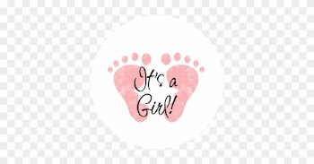 Baby Girl Feet Clip Art - Girl Baby Shower Clip Art